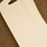 Woodpecker Home Kitchen Cutting Boards Large Ginkgo Chopping Board with Hole Gingko Wood / 18" W X 9" L X 1" H