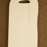 Woodpecker Home Kitchen Cutting Boards Large Ginkgo Chopping Board with Hole Gingko Wood / 18" W X 9" L X 1" H