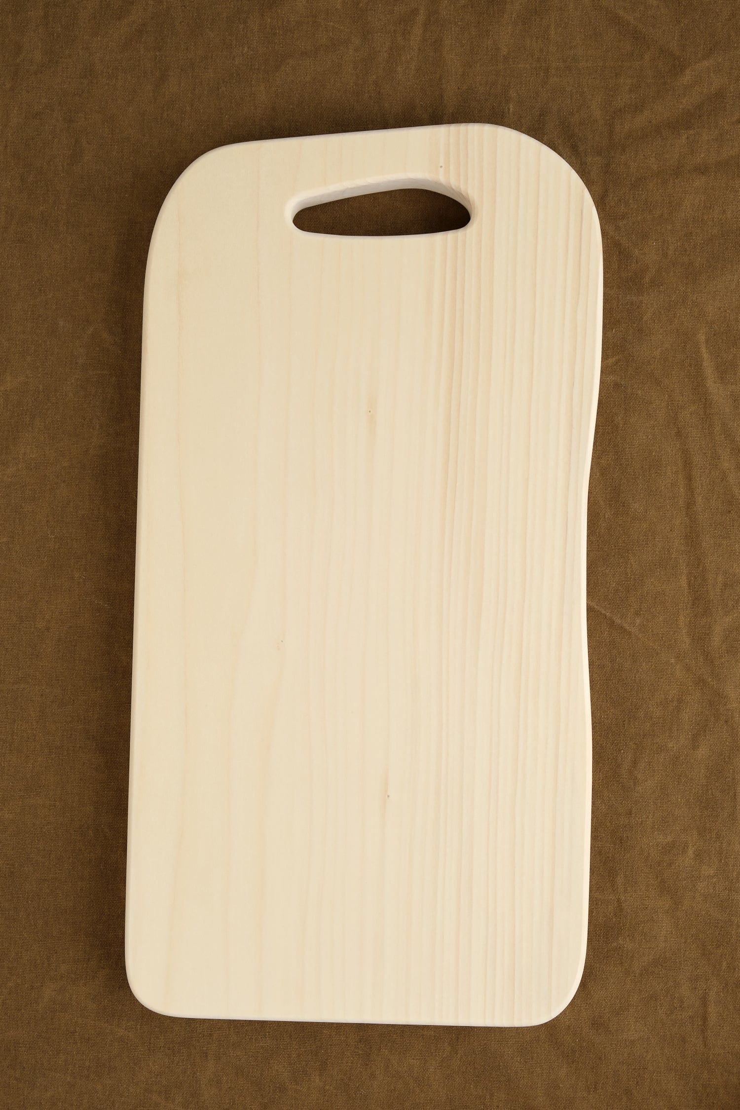 Woodpecker Home Kitchen Cutting Boards Large Ginkgo Chopping Board with Hole Gingko Wood / 18" W X 9" L X 1" H