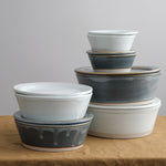 WRF Lab Ceramics Home Kitchen Serving Medium Container with Lid