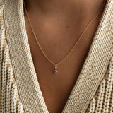 WWAKE Jewelry Necklaces Origin Charms September Sapphire