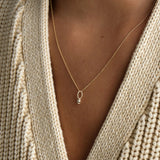 WWAKE Jewelry Necklaces Origin Charms June Moonstone