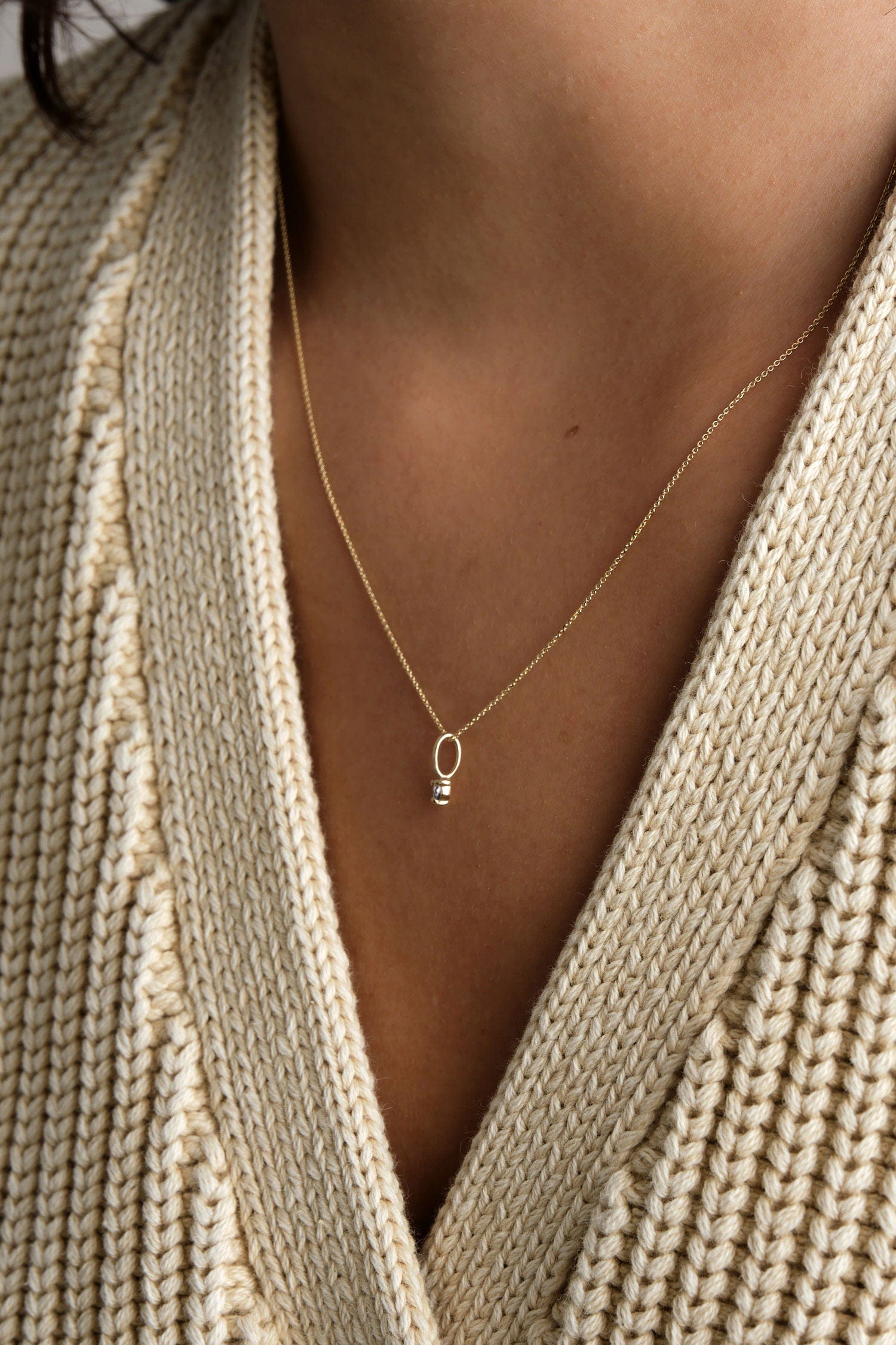 WWAKE Jewelry Necklaces Origin Charms June Moonstone