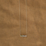 WWAKE Jewelry Necklaces Pillar Necklace Green Tourmaline / 18" Chain