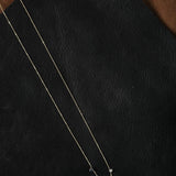 WWAKE Jewelry Necklaces Three Step Necklace Opal, Sapphire, Diamond / 18" chain