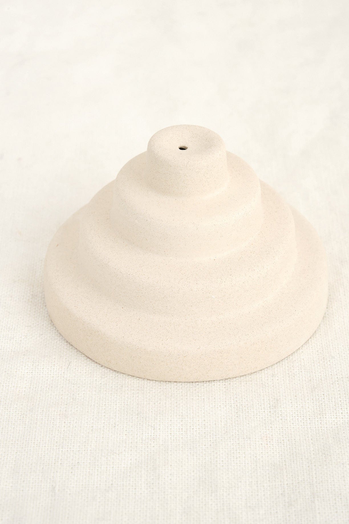 Yield Home Incense Meso Incense Holder Tan / 3.5" D X 2.25" H