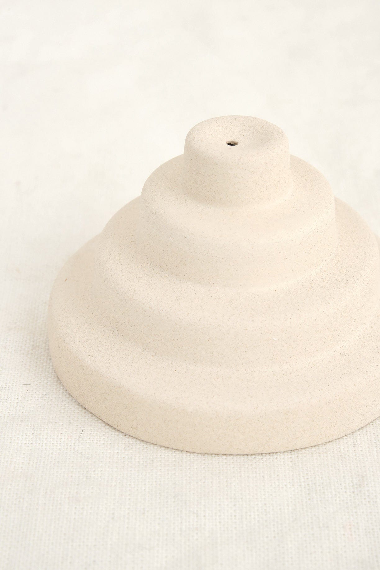 Yield Home Incense Meso Incense Holder Tan / 3.5" D X 2.25" H