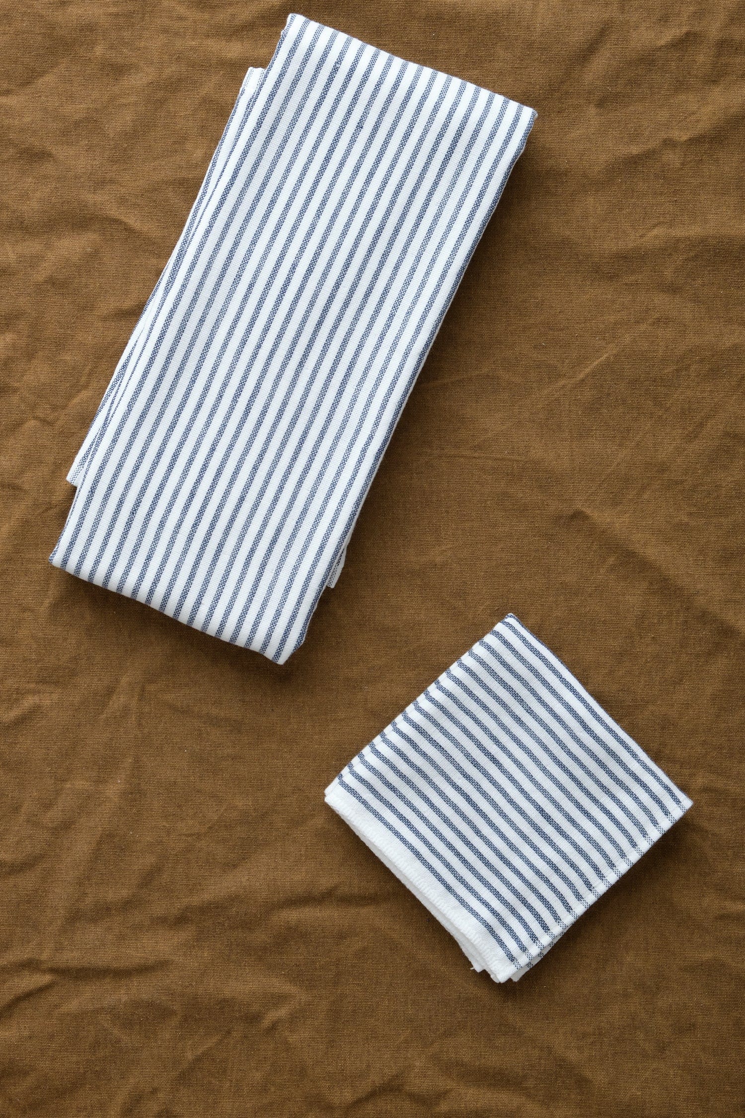 Yoshii Home Bath Textiles Shirt Stripe Washcloth ADB / 10" L X 10" W