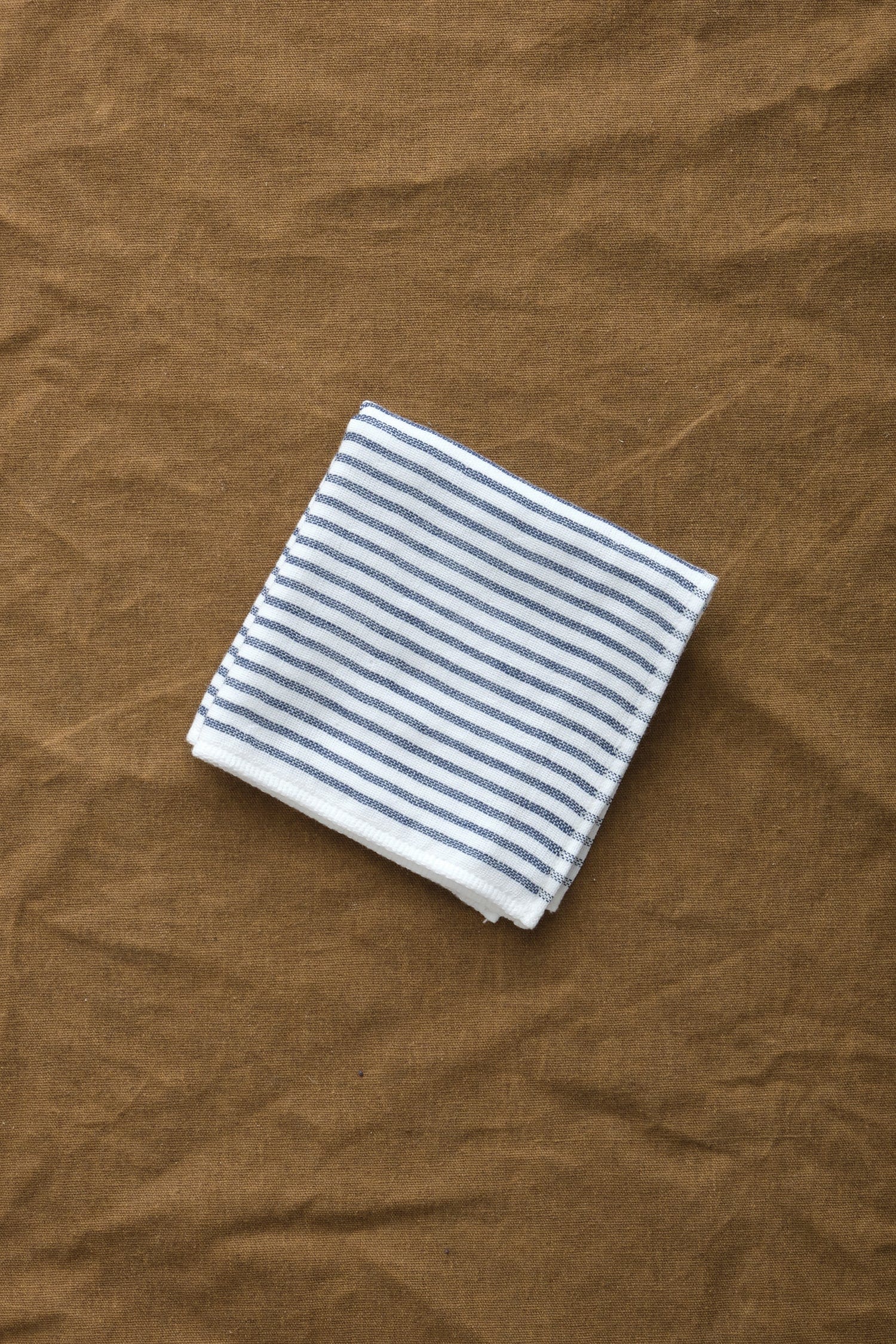 Yoshii Home Bath Textiles Shirt Stripe Washcloth ADB / 10" L X 10" W
