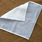 Yoshii Home Bath Textiles Shirt Stripe Washcloth ADB / 10" L X 10" W