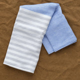 Yoshii Home Bath Towels Square Towel in Blue Blue / 19.5" L X 19.5" W