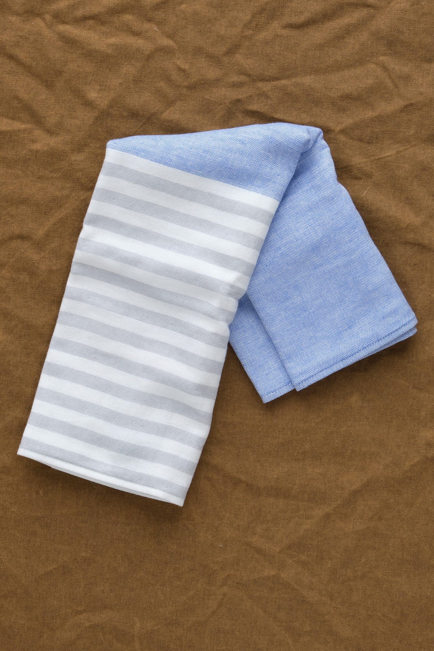 Yoshii Home Bath Towels Square Towel in Blue Blue / 19.5" L X 19.5" W
