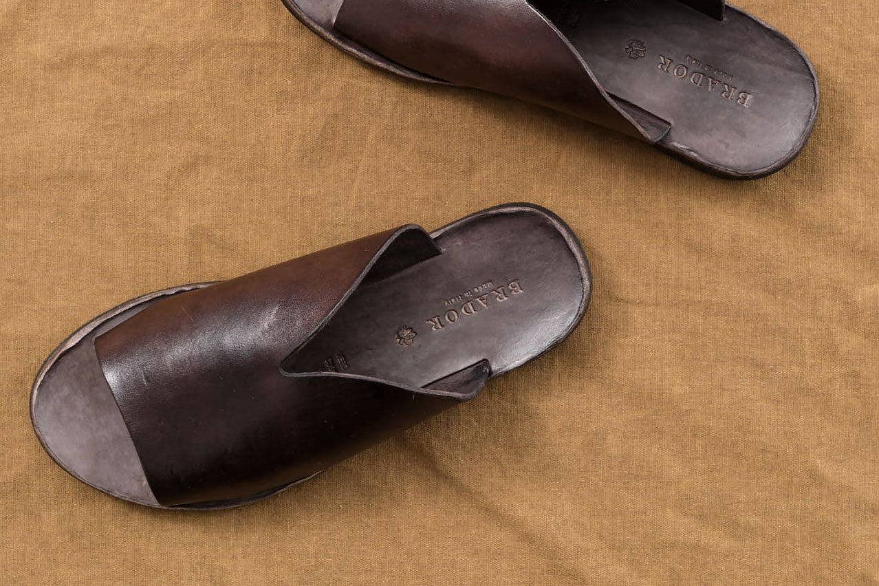 Brador Shoes leather sandals
