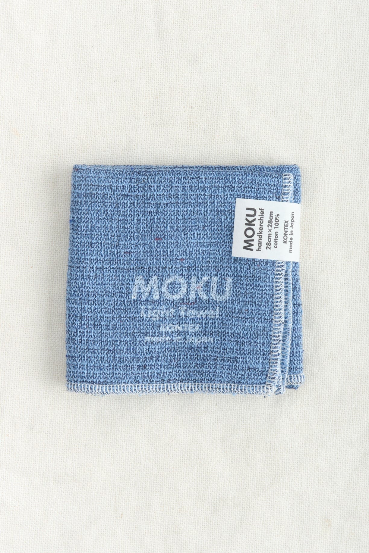Kontex Home Bath Textiles Moku Light Washcloth Azure / 11.25" L X 11.25" W