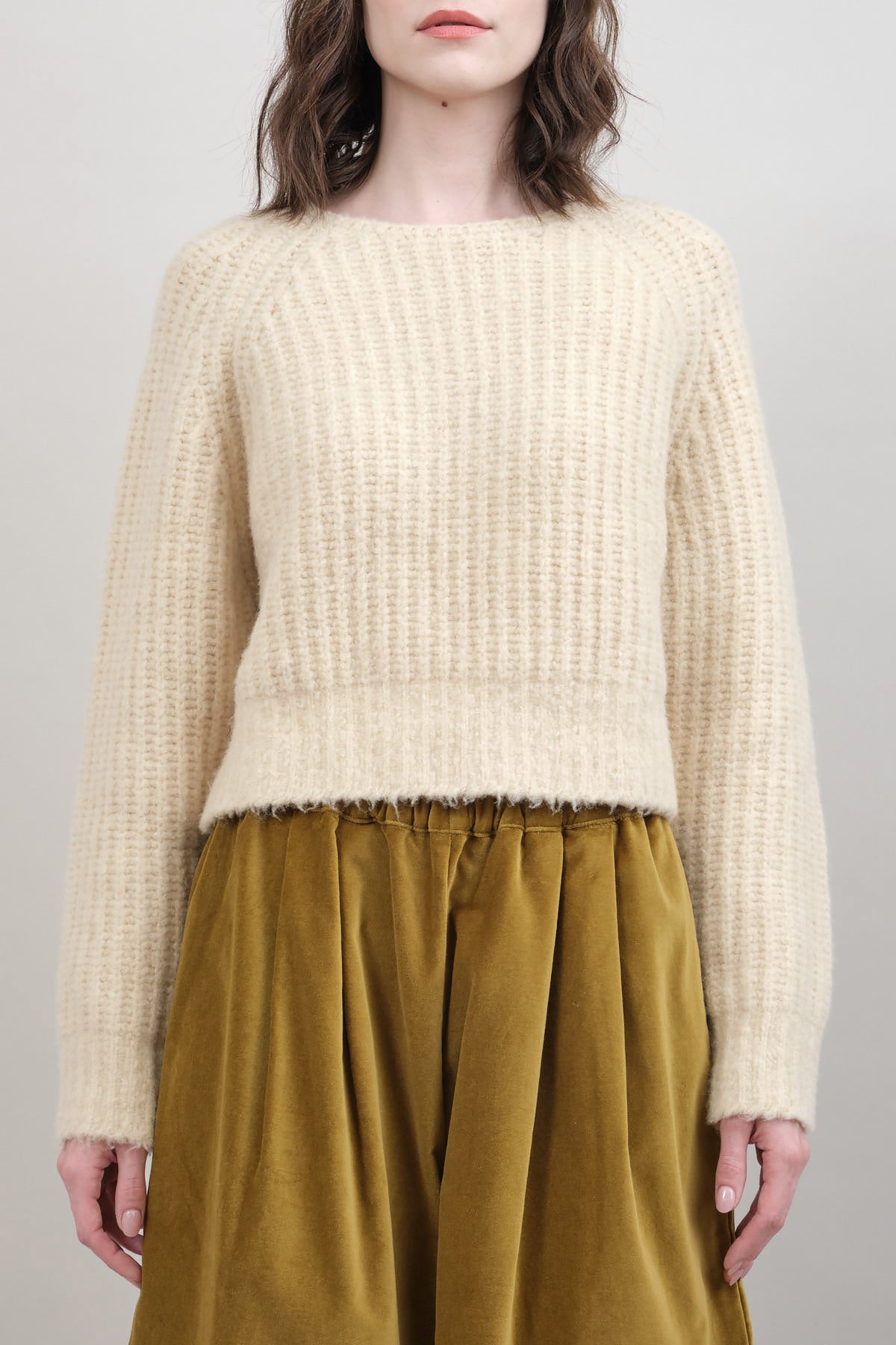 Front of Chunky Cropped Sweater