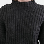 7115 by Szeki Apparel Womens Sweaters Chunky Ribbed Mock Neck