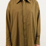 7115 by Szeki Apparel Womens Blouses Cocoon Dress Shirt