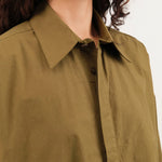 7115 by Szeki Apparel Womens Blouses Cocoon Dress Shirt