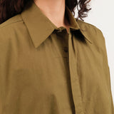 7115 by Szeki Apparel Womens Blouses Cocoon Dress Shirt