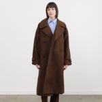 7115 by Szeki Apparel Womens Outerwear Double Breasted Wool Coat