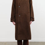 7115 by Szeki Apparel Womens Outerwear Double Breasted Wool Coat