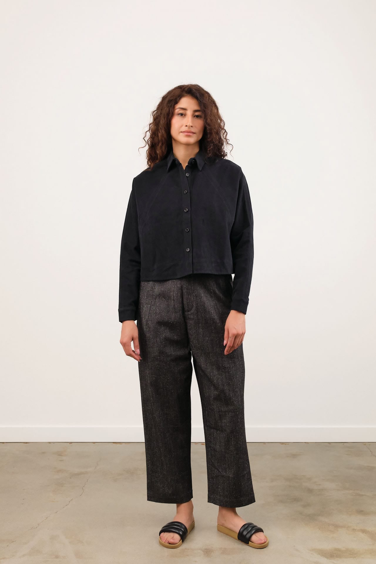 7115 by Szeki Apparel Womens Pants Drop-Crotch Trouser