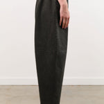 7115 by Szeki Apparel Womens Pants Elastic Panel Barrel Trouser in Washed Black