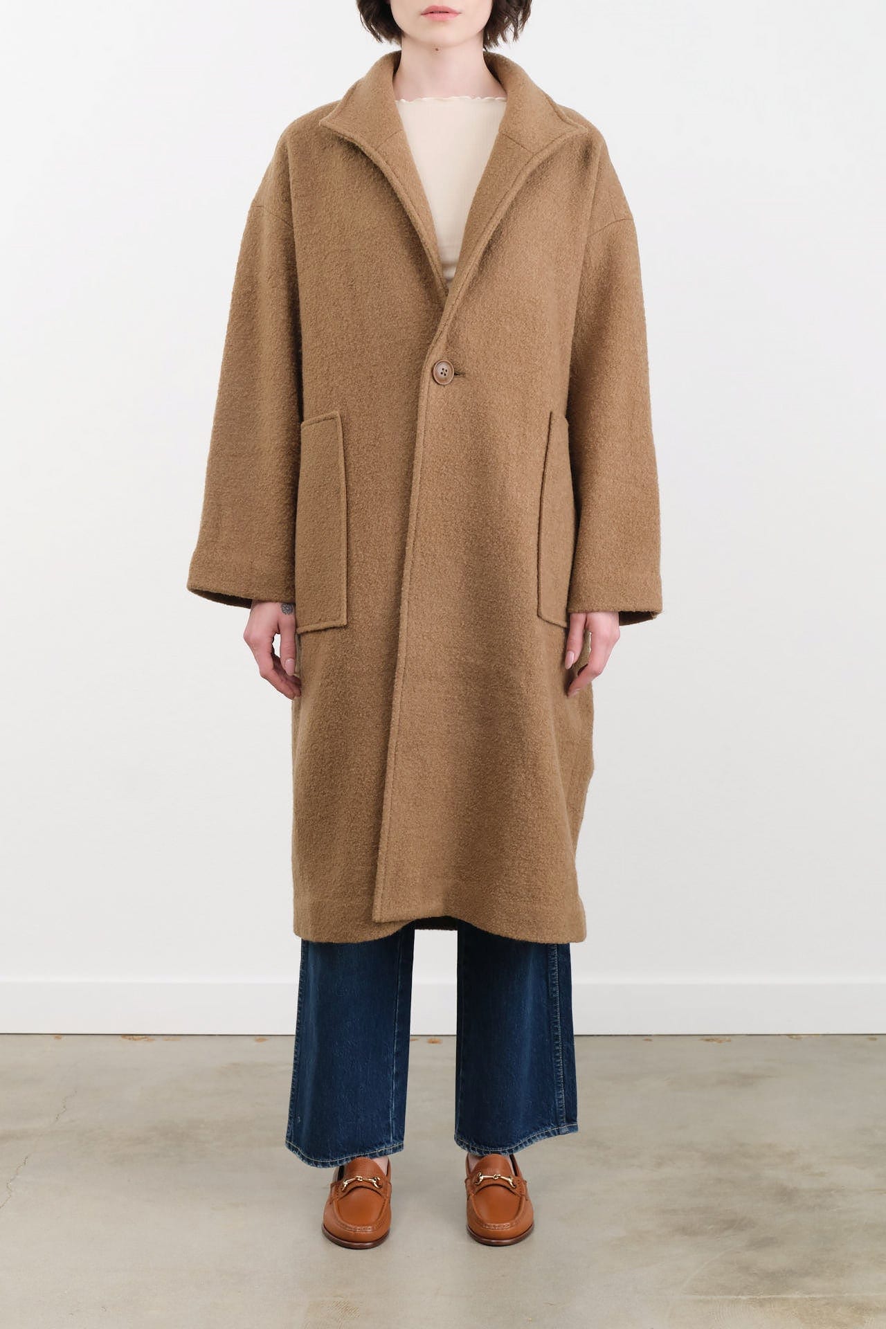 7115 by Szeki Apparel Womens Outerwear Fall Lapel Coat