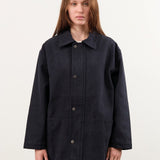 7115 by Szeki Apparel Womens Outerwear Mid-Length Chore Coat