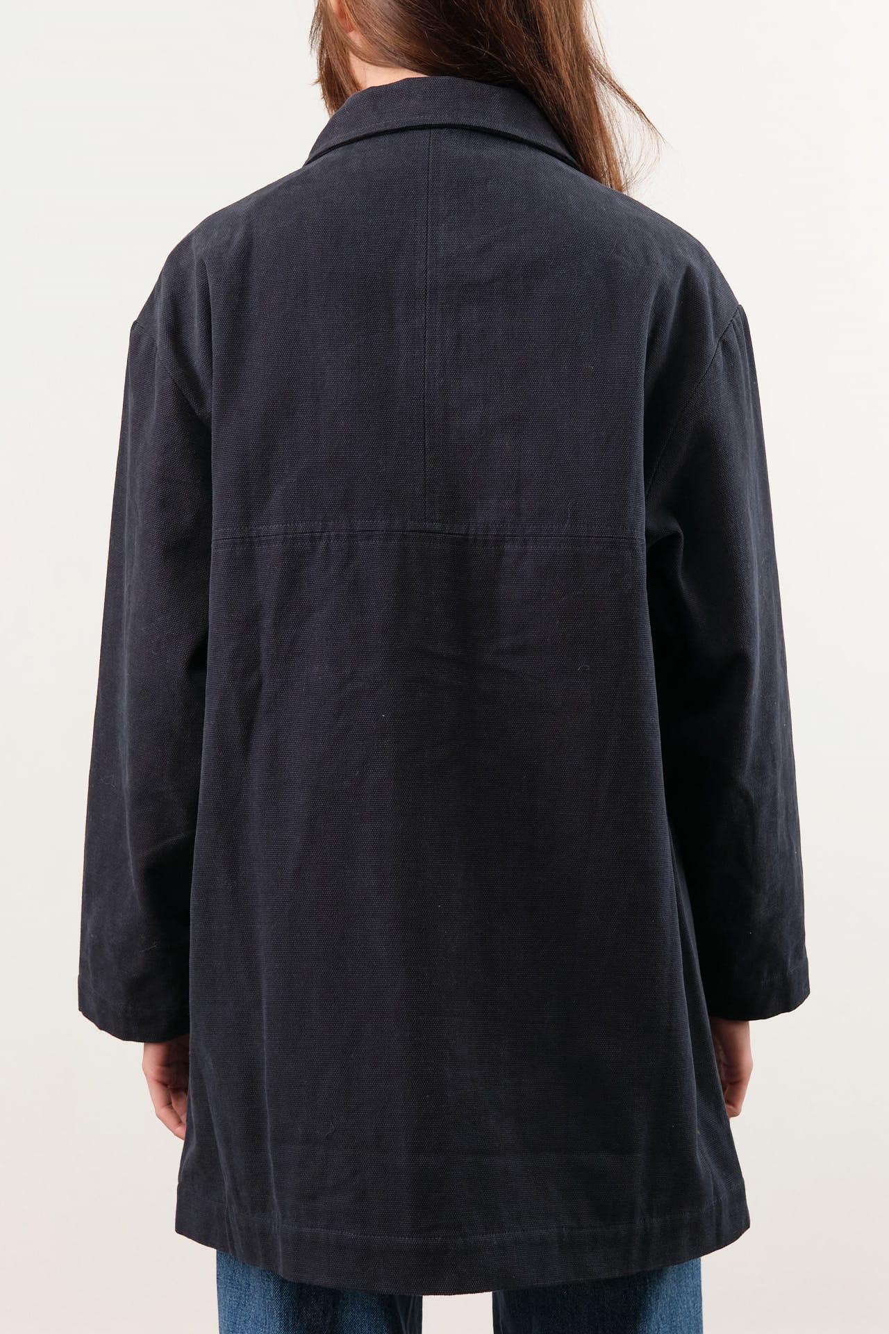 7115 by Szeki Apparel Womens Outerwear Mid-Length Chore Coat