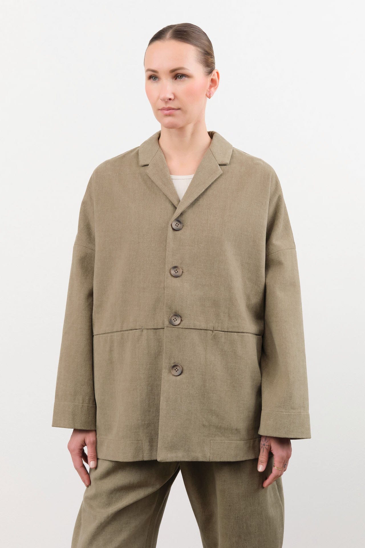 7115 by Szeki Apparel Womens Outerwear Oversized Blazer