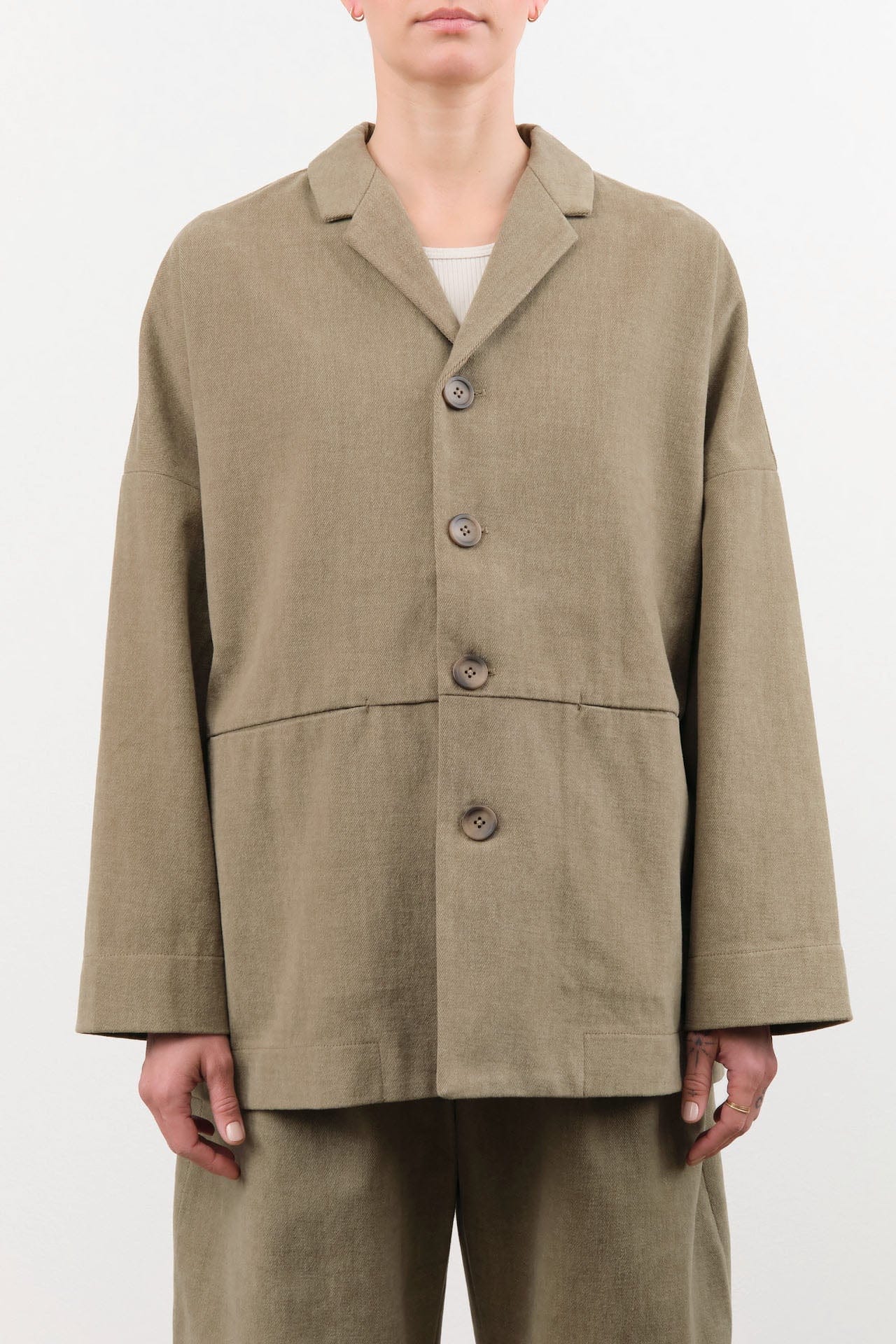 7115 by Szeki Apparel Womens Outerwear Oversized Blazer