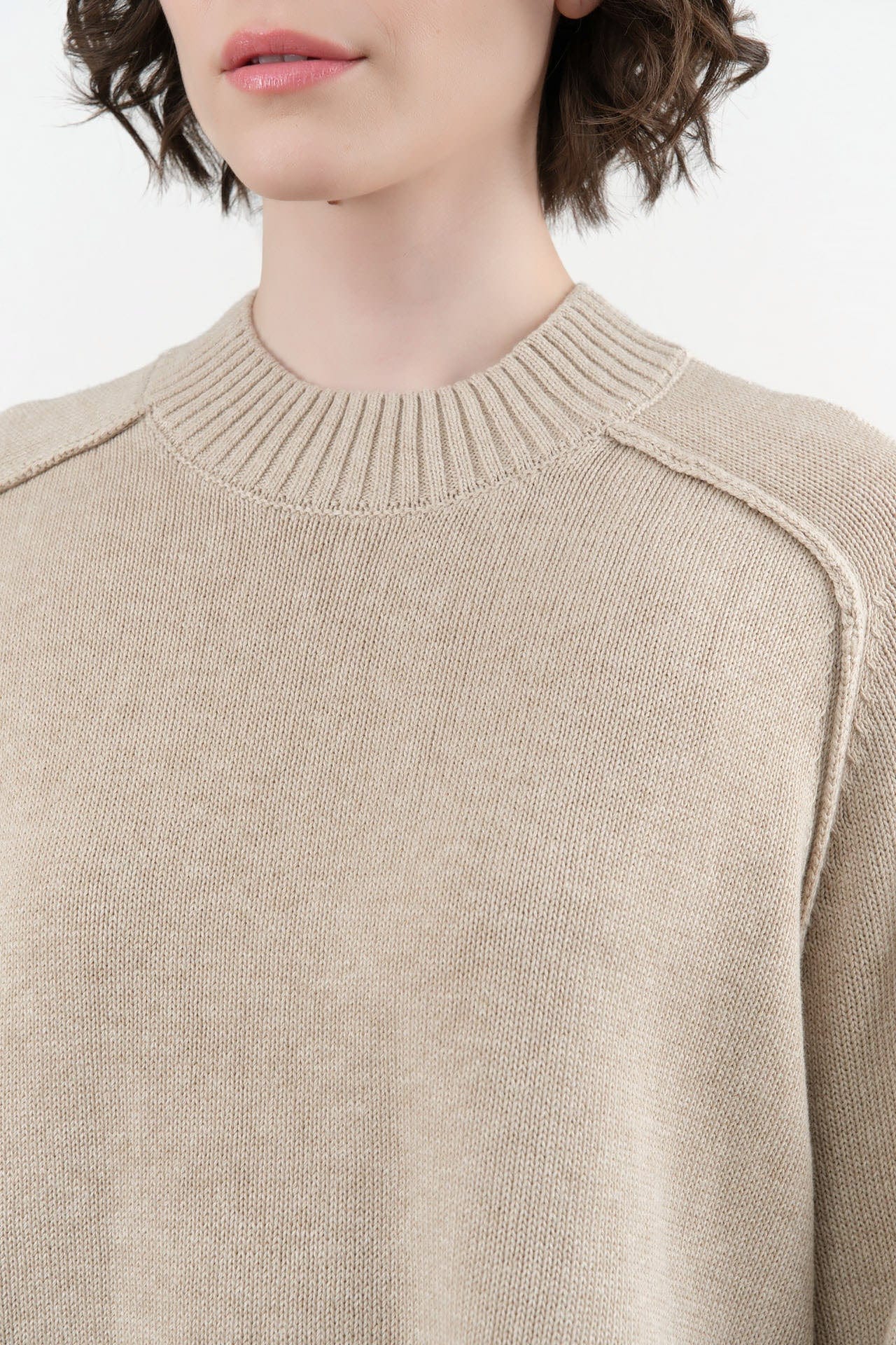 7115 by Szeki Apparel Womens Sweaters Roll Seam Pull Over