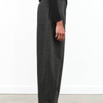 Designer Brand 7115 by Szeki Sand-Washed Tailored Curve Legged Trouser in Washed Black