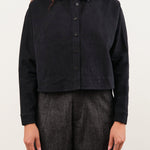 7115 by Szeki Apparel Womens Jackets Signature 3/4 Cropped Shirt Jacket