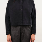 7115 by Szeki Apparel Womens Jackets Signature 3/4 Cropped Shirt Jacket