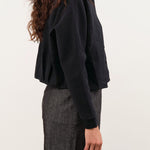 7115 by Szeki Apparel Womens Jackets Signature 3/4 Cropped Shirt Jacket