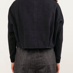 7115 by Szeki Apparel Womens Jackets Signature 3/4 Cropped Shirt Jacket