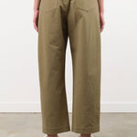 7115 by Szeki Apparel Womens Pants Signature Curve Legged Trouser in Moss Brown