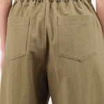 7115 by Szeki Apparel Womens Pants Signature Curve Legged Trouser in Moss Brown