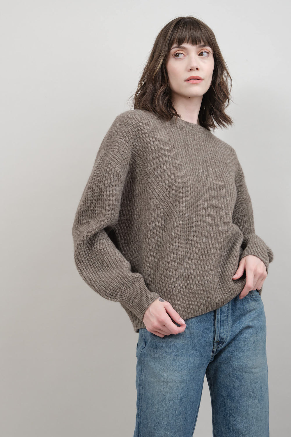 7115 by Szeki Signature Yak Poet Sweater