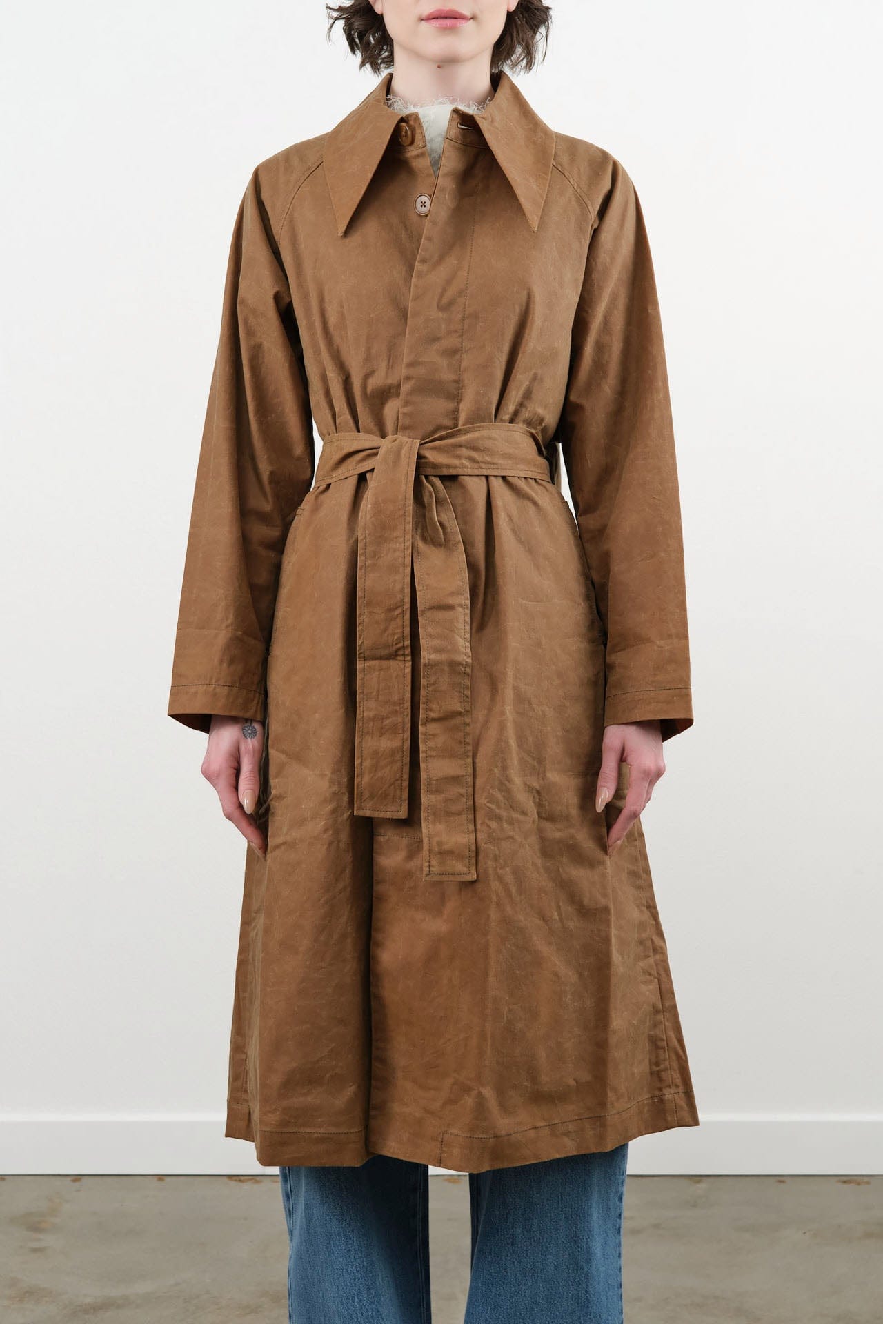 7115 by Szeki Apparel Womens Outerwear Spring Trench Overcoat