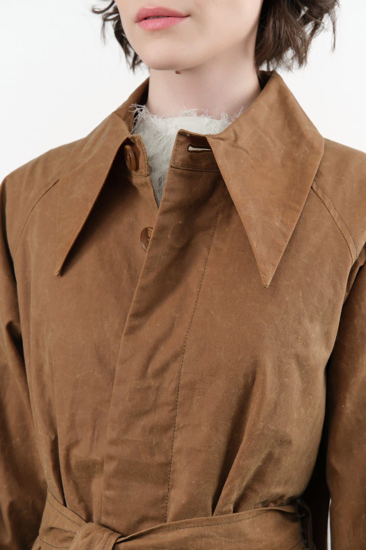 7115 by Szeki Apparel Womens Outerwear Spring Trench Overcoat