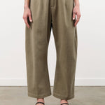 7115 by Szeki Apparel Womens Pants Tailored Curve Legged Trouser in Umber