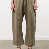 7115 by Szeki Apparel Womens Pants Tailored Curve Legged Trouser in Umber