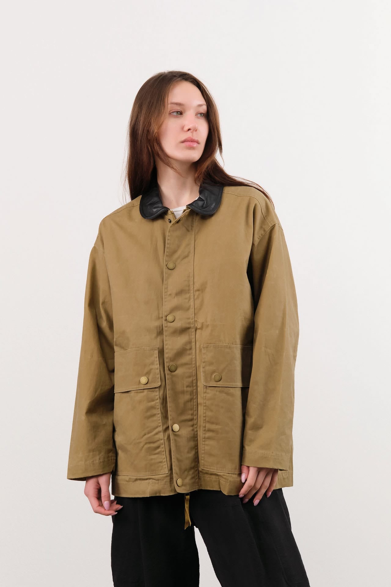 7115 by Szeki Apparel Womens Jackets Waxed Field Jacket
