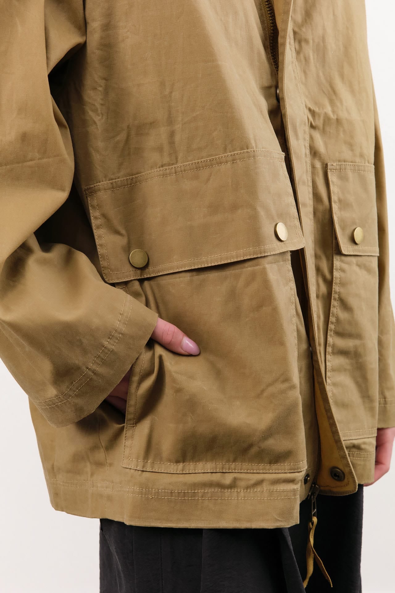 7115 by Szeki Apparel Womens Jackets Waxed Field Jacket