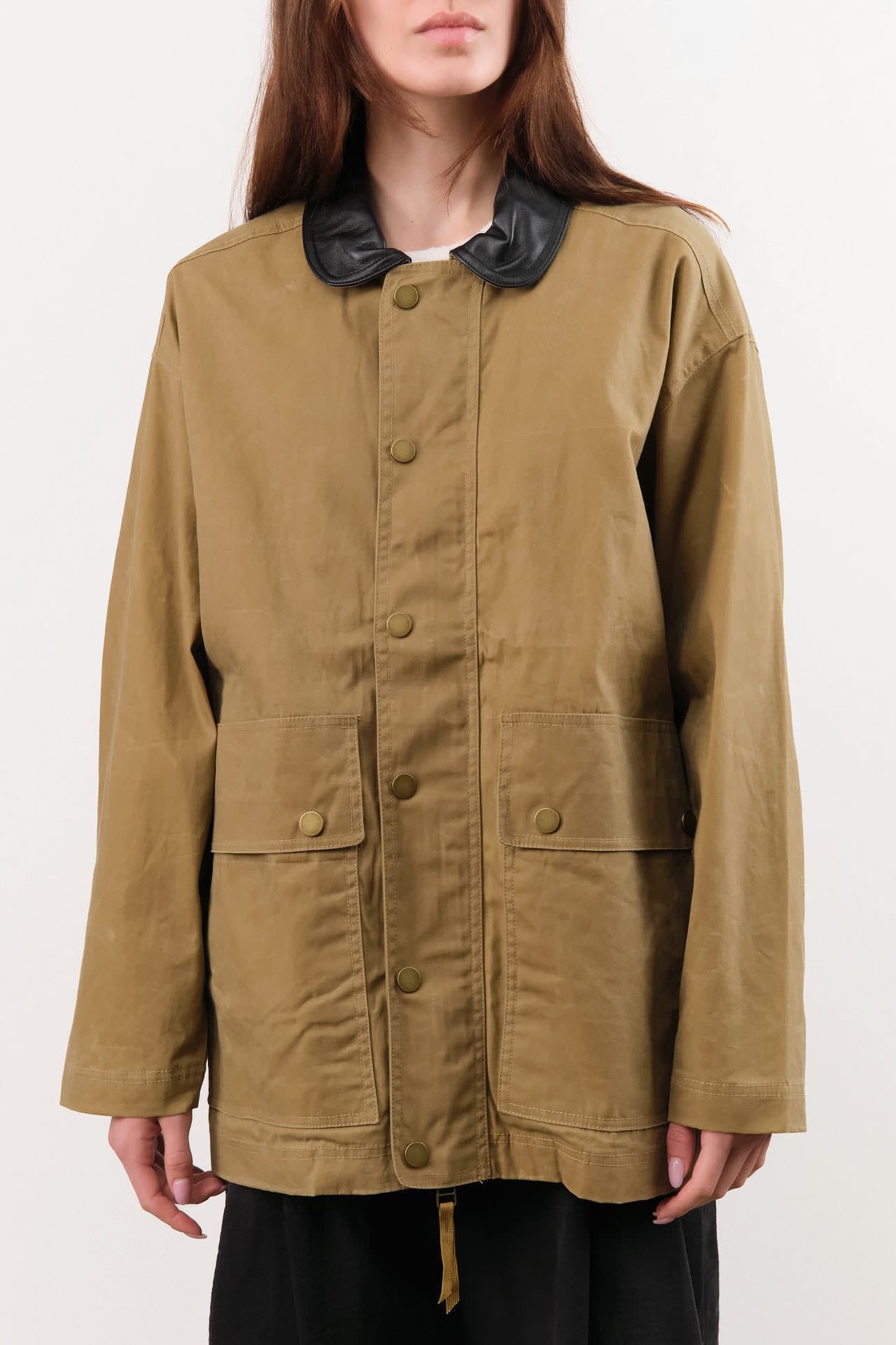 7115 by Szeki Apparel Womens Jackets Waxed Field Jacket
