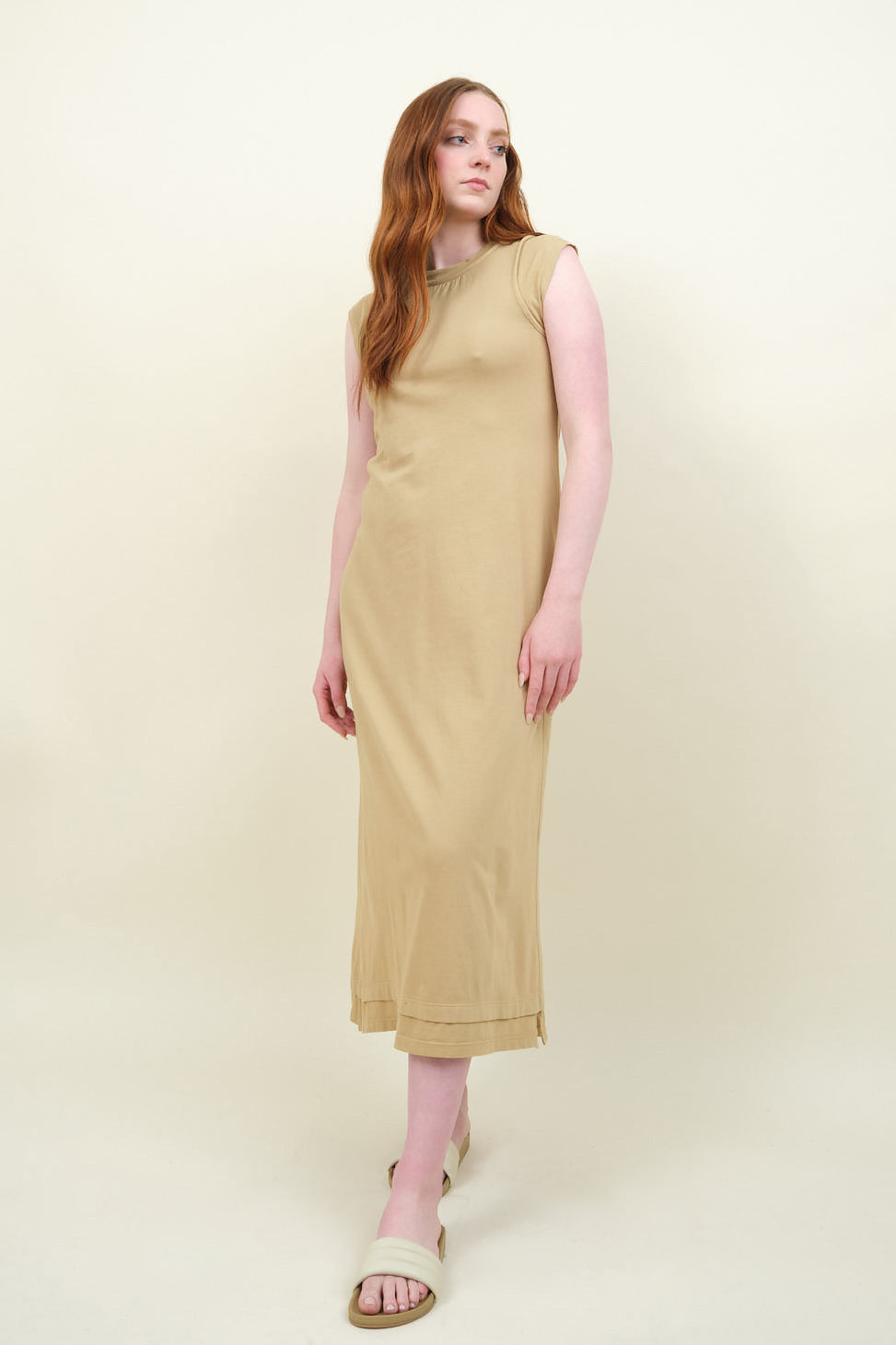 Atelier Delphine Designer Sale Alessia Dress in Bronze Mist