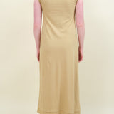 Back of Atelier Delphine Alessia Dress in Bronze Mist